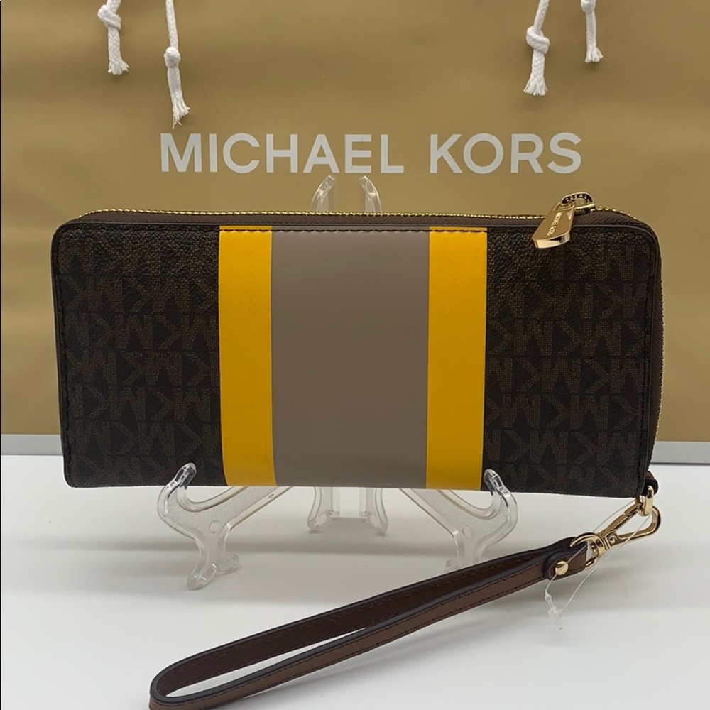 MICHAEL KORS JET SET TRAVEL LG TRVL CONTINENTAL - Picture 11 of 16